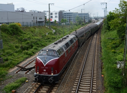 Abfahrt der V 200 003 von Rheine