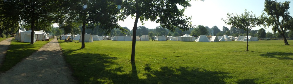 Zeltlager beim Mittelalterfest